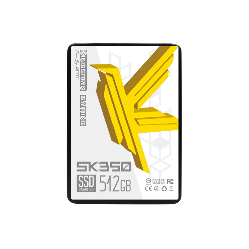 Side-by-side comparison of 2.5-inch SATA SSD and traditional 2.5-inch HDD