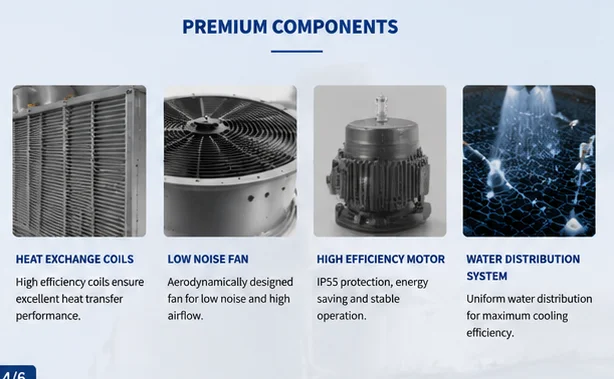 Evaporative Condenser, Axial, 380v, 60000 M3 - detail 4
