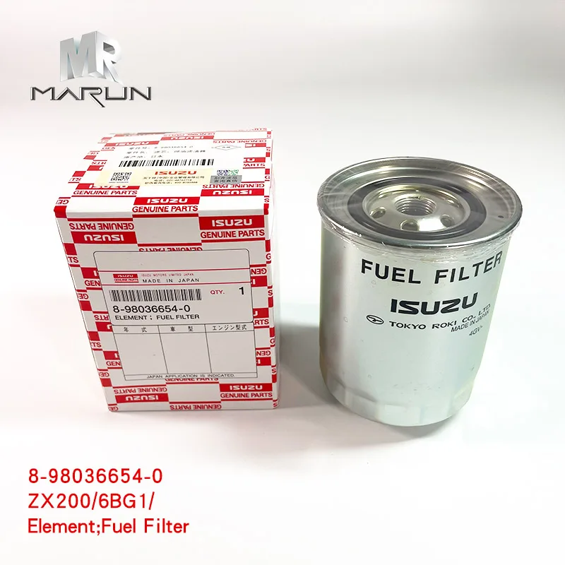 8-98036654-0 8980366540 Fuel Filter 6SA1 6BG1 for ZX200 4616545