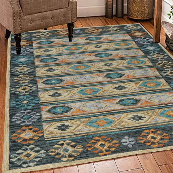 New Design 100 Woolen Hand Tufted Carpets Large Soft Study Room Rugs