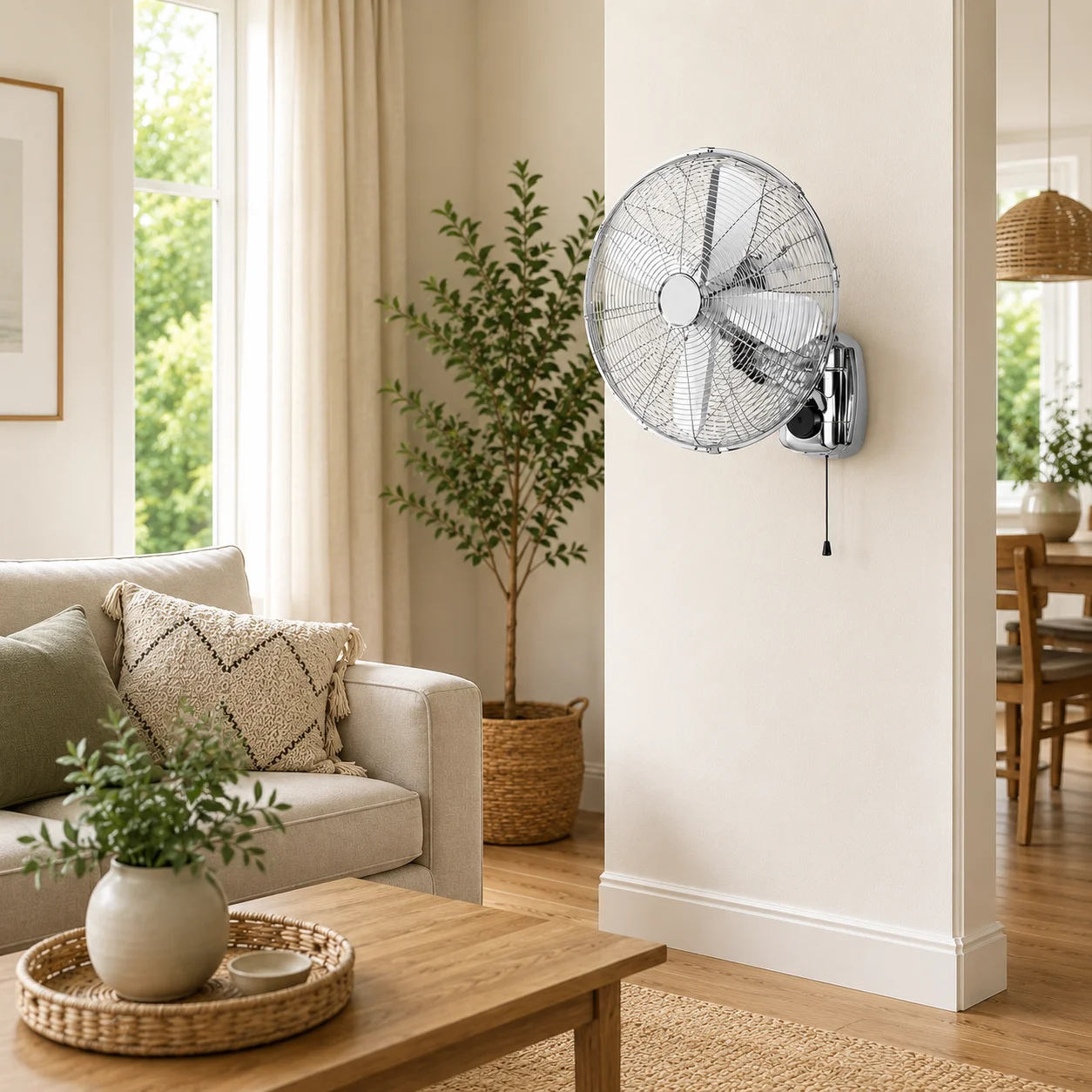 Electric Wall Mounted Fan, Metal - detail 6