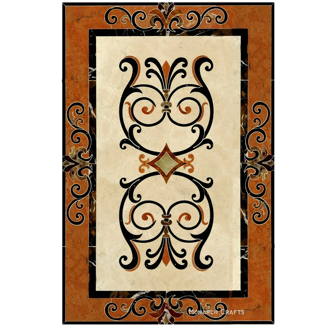 Luxury Marble Stone Design Floor Medallion Natural Stone Floor