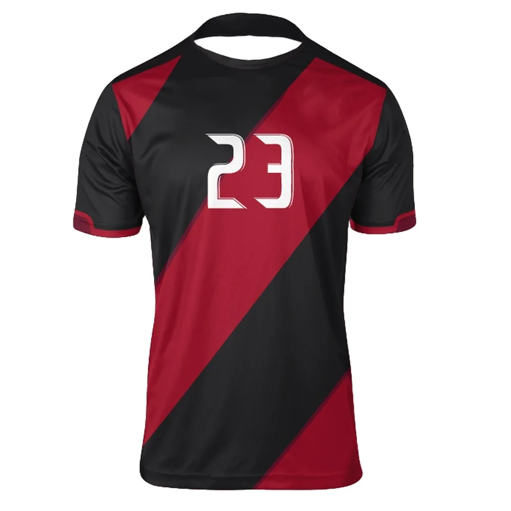 Sublimation Soccer Uniform Set Football Shirts Men Free Design Team