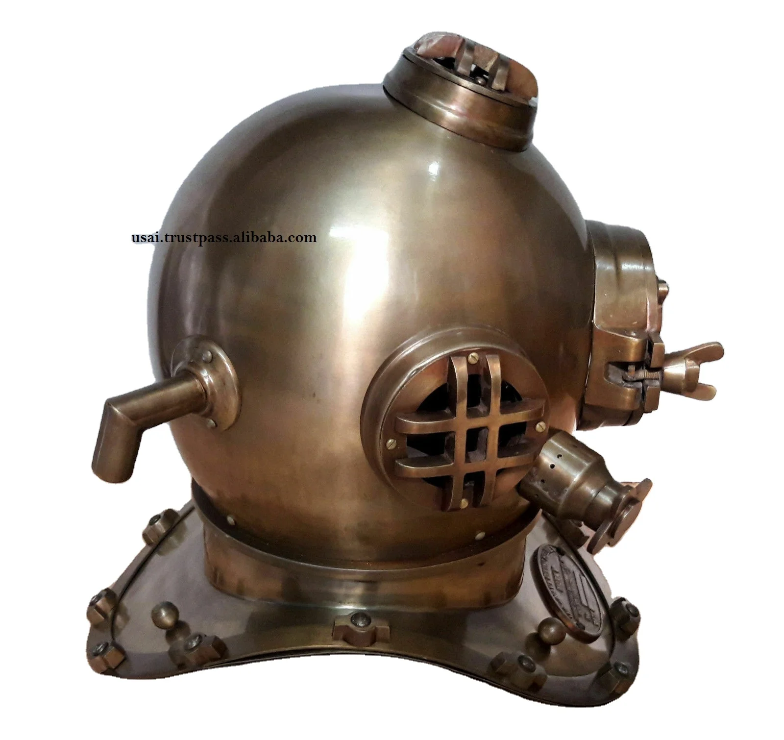 Diving Helmet Antique U.s Navy Mark V Vintage Divers Helmet Replica Scuba 18 Inch For Deep Sea