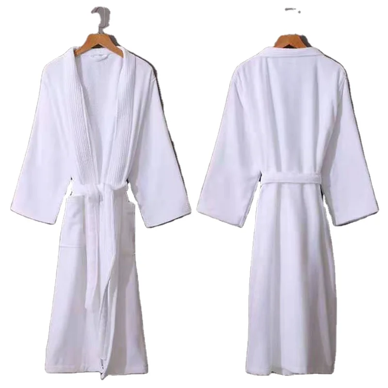 Oem Customized Logo New Hotel Bathrobe Pure Cotton Water Absorbent Cut