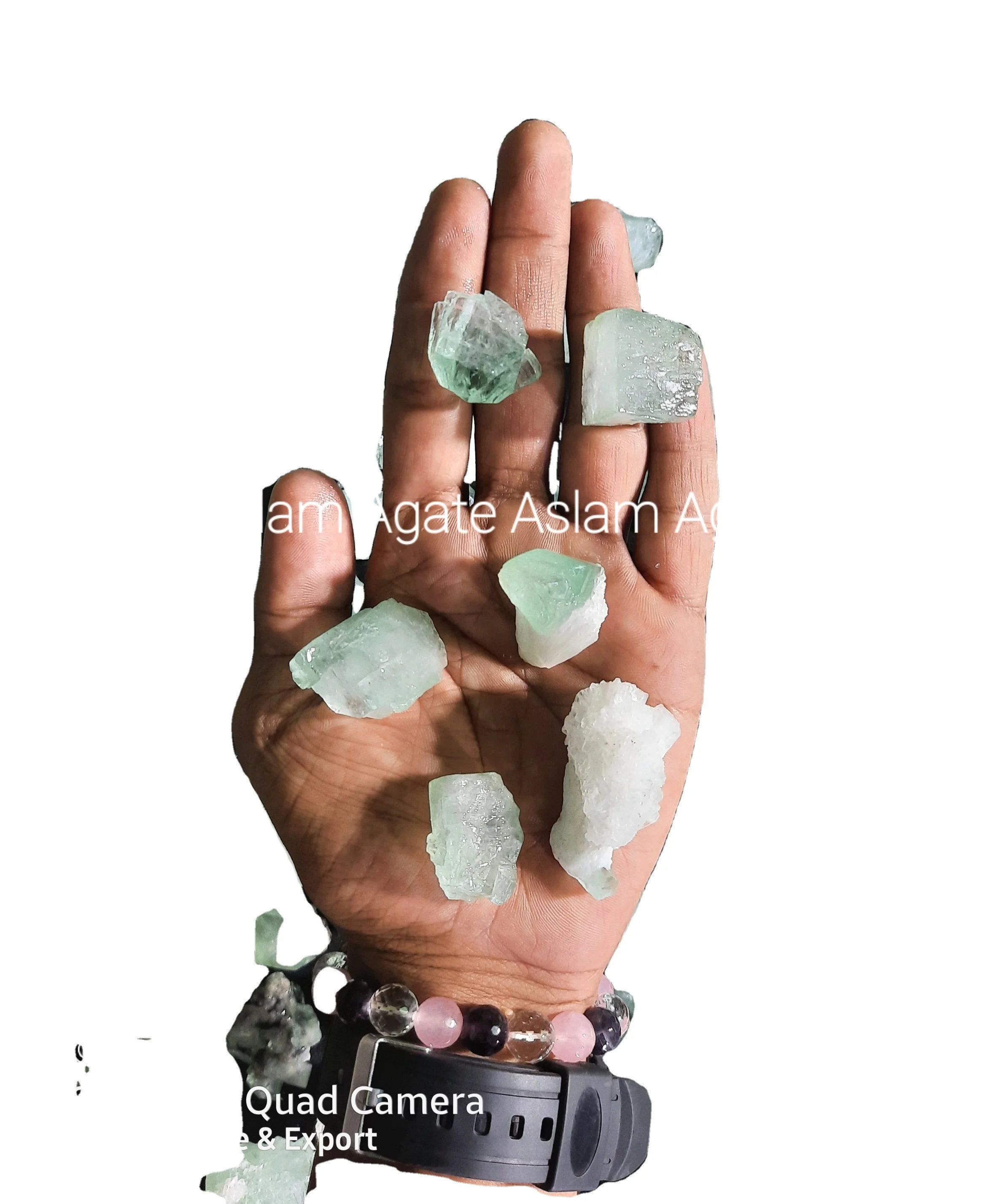 Natural Specimen Rare Zeolite Crystal Quartz With Green And Colour For