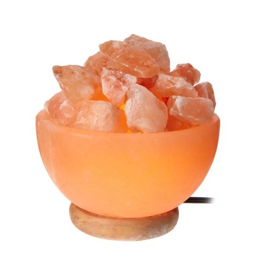 Wholesale Hand Crafted Fire Bowl Salt Lamp With Chunks Hand Premium