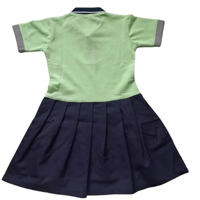 Primary Student Clothing Girls School Uniform Dress Good Quality Bulk ...