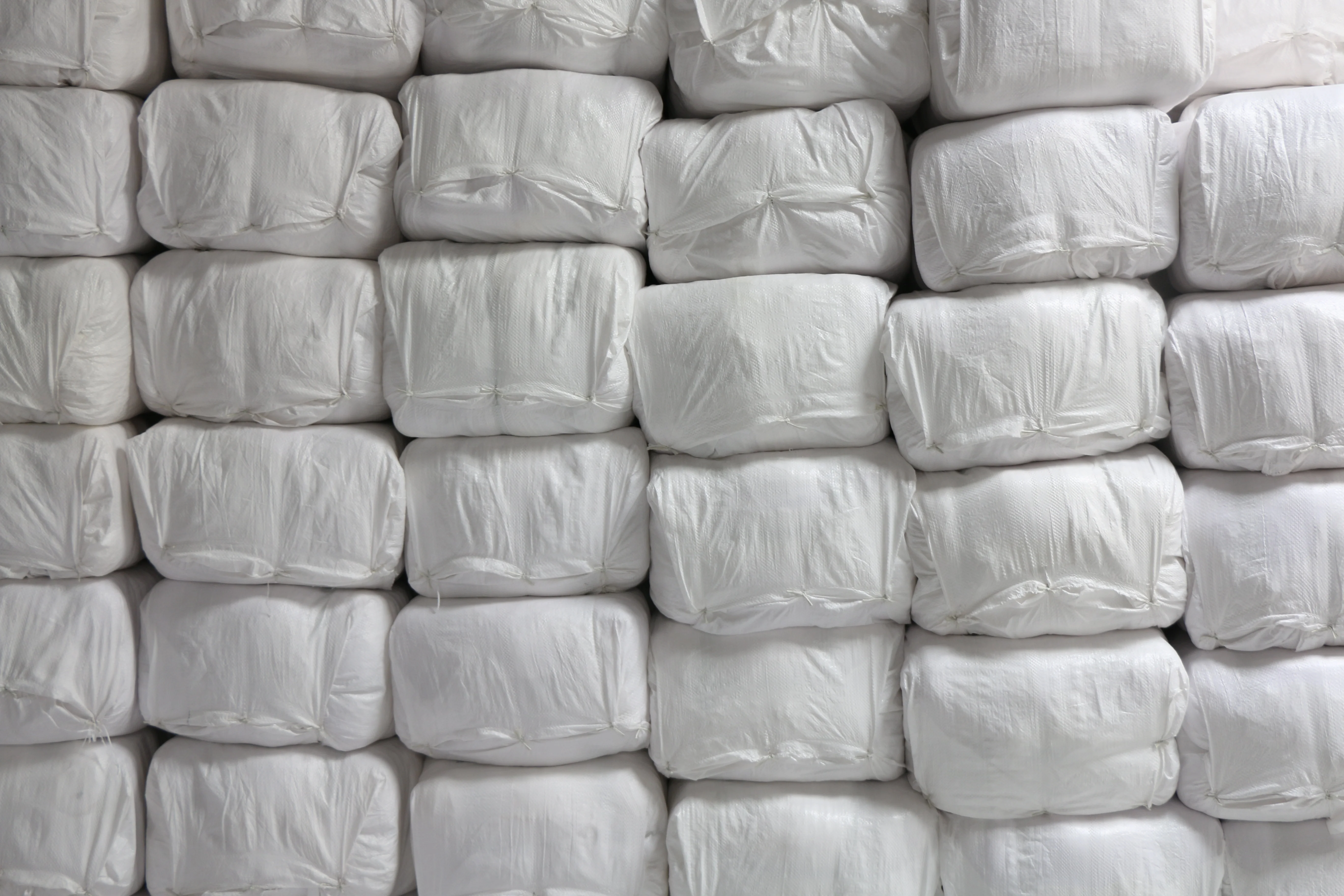 Grade A Mixed Knit Fabrics White Color Cleaning And Wiping Rags From