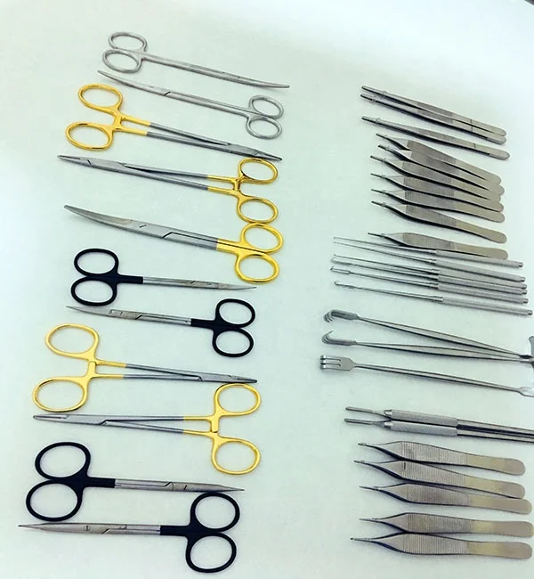 New Plastic Surgery Basic Set Kit Of 37 Pcs General Surgery Plastic