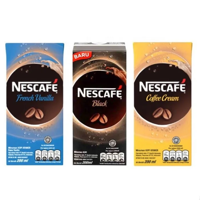 Coffee Cream Uht French Vanilla Black Cream Coffee Instant Coffee Ready