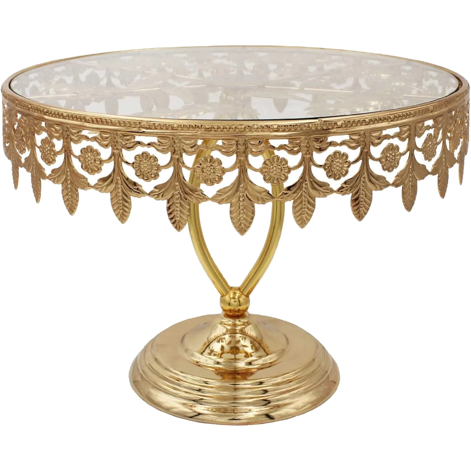 Set Of 2 Premium Gold Cake Stand Hot Selling Riser Collection Kitchen Decorative Cake Stand Gold
