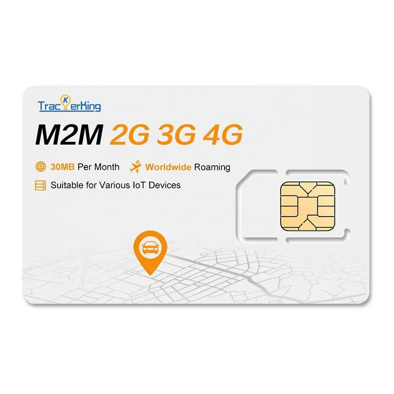 Wholesale Trackerking M2m Iot Sim Card For Gps Tracker Long Time Data