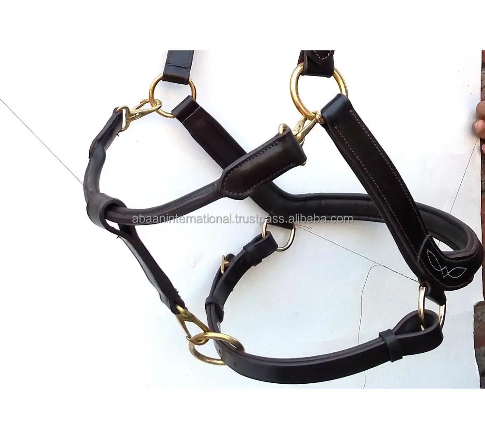Horse Racing Pattern Equestrian Accessories Adjustable Horse Leather