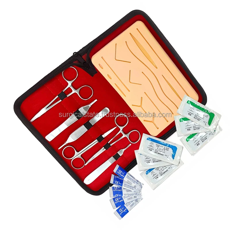 Medical Students Suture Training Kit Biological Dissecting Tools ...