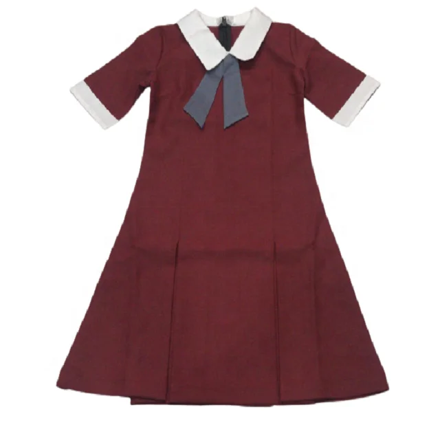 Primary Student Clothing Girls School Uniform Dress Good Quality Bulk ...