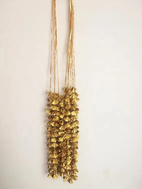 Handmade Gota & Bead Work Hanging (Set of 2) 09