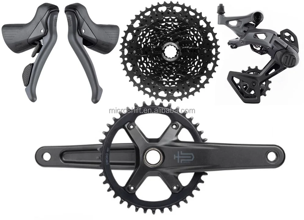 Microshift Sword Gravel Groupset,1x10 Speed,48t Cassette,40t Chainring ...