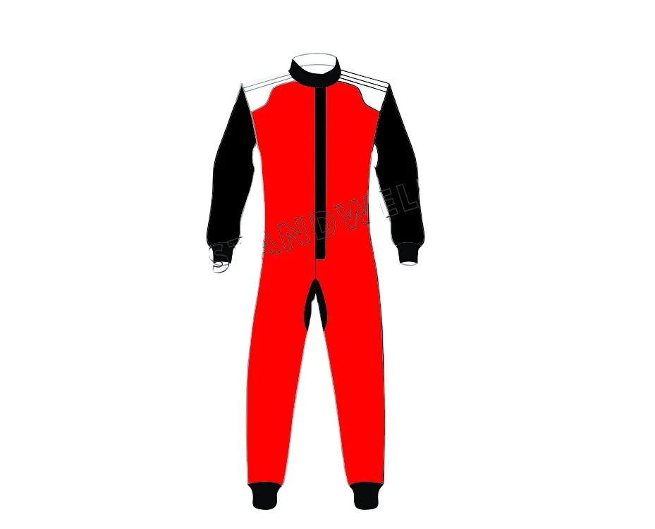 Children Kart Racing Suit Coverall Sublimated Digital Printed Race