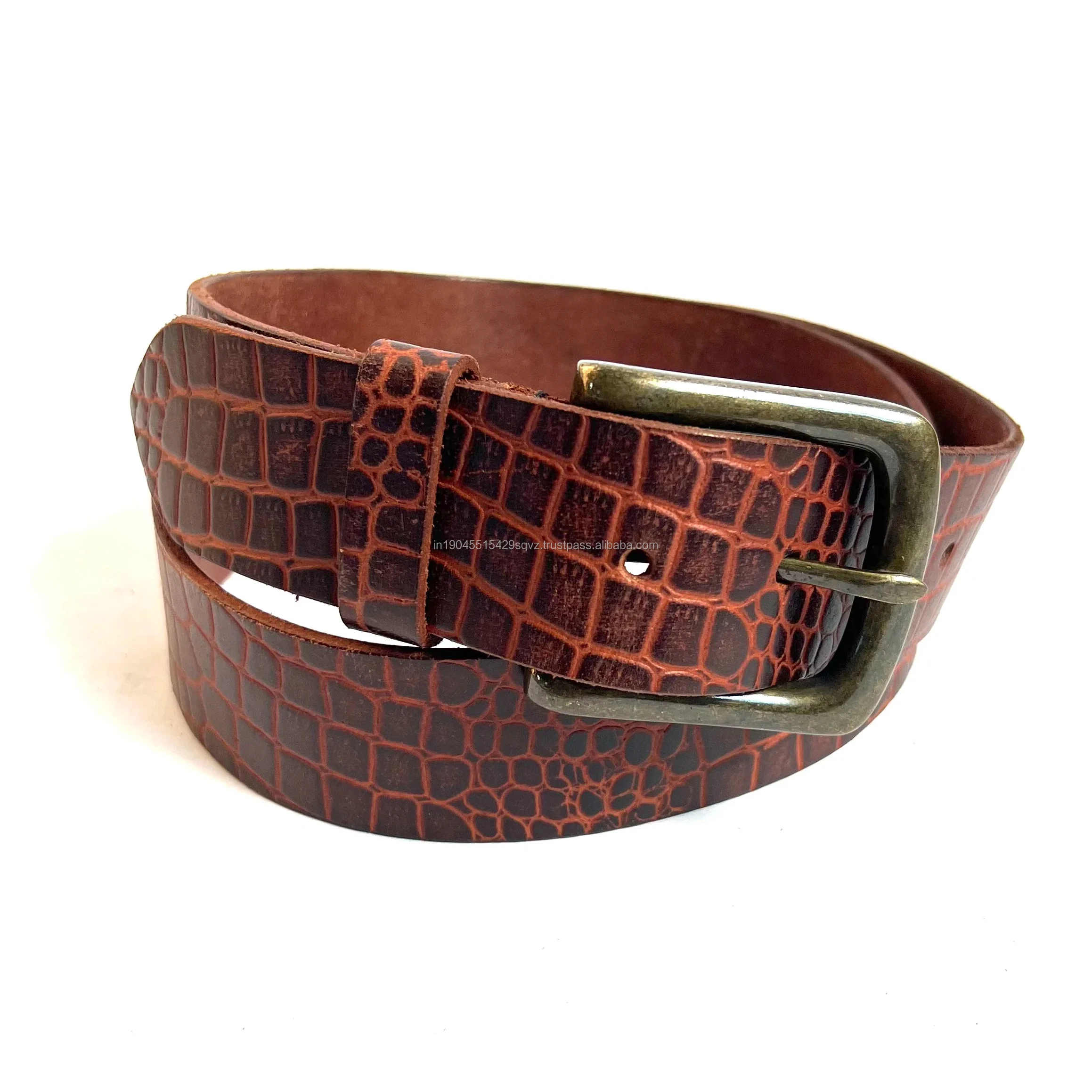 genuine crocodile belt