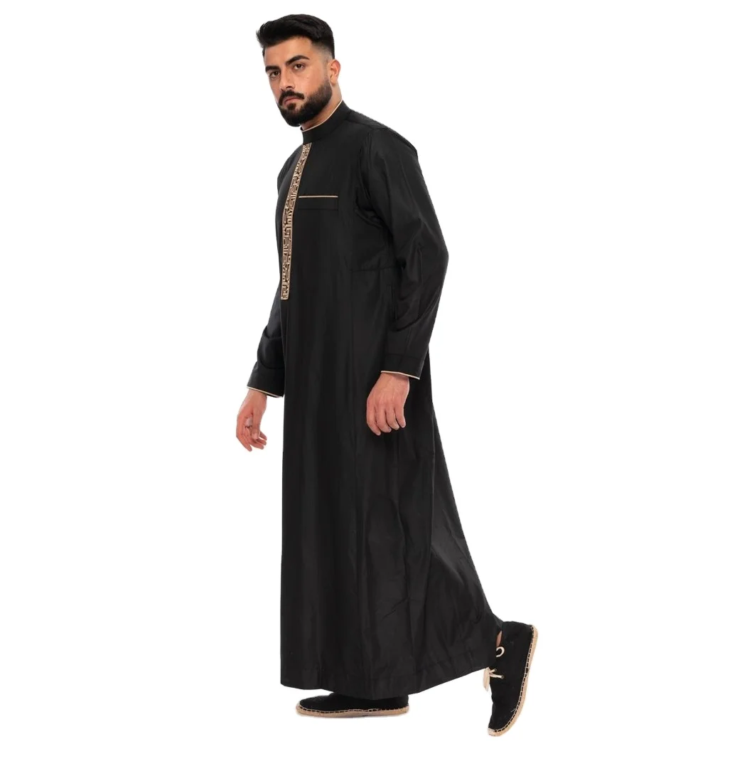 New Design Arabic Thobes For Men Saudi Style Custom Solid Colors Men ...