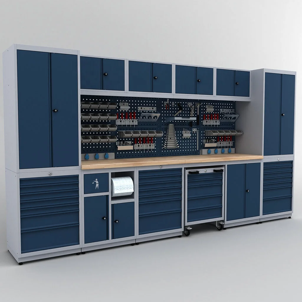 High Durable Metal Modular Tool Cabinet Storage System For Mechanic ...