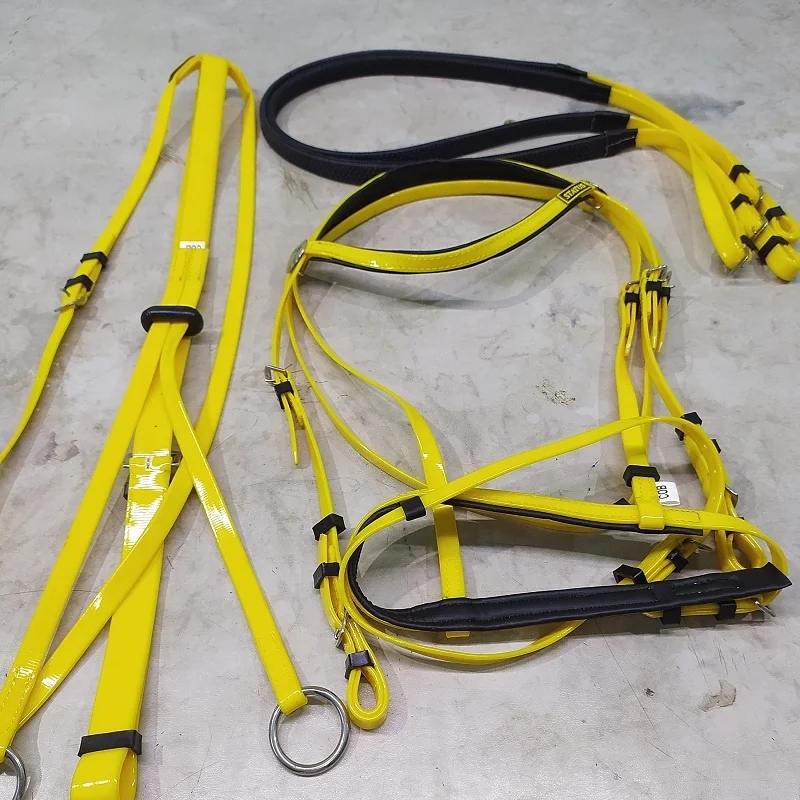 High Quality Horse Pvc Racing Bridle Eva Padding Bridle Racing Full Set ...