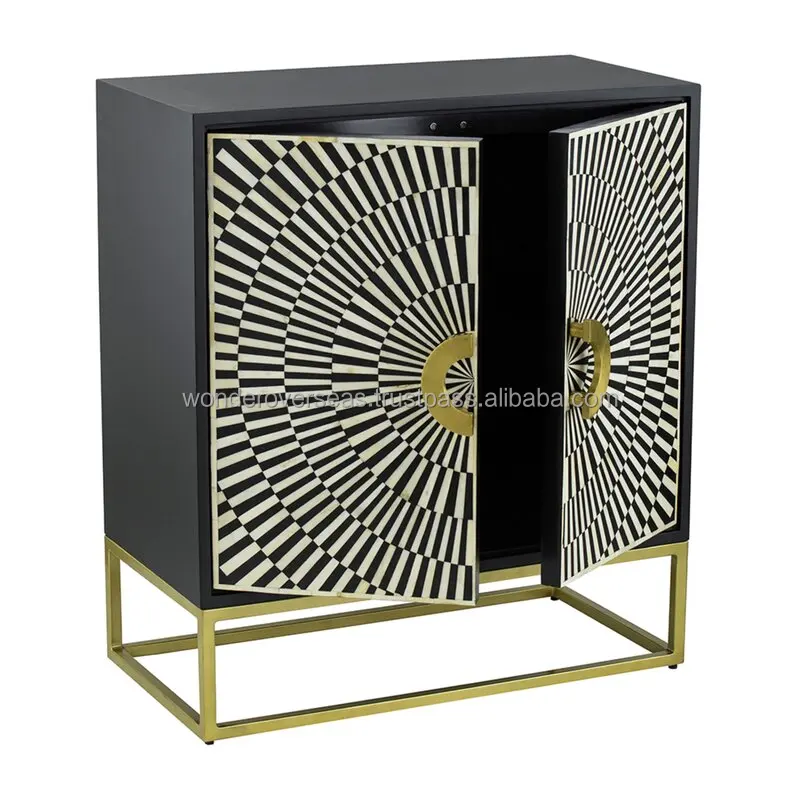 Luxury Modern Bone Inlay Drawers Storage Mother Of Pearl Chest