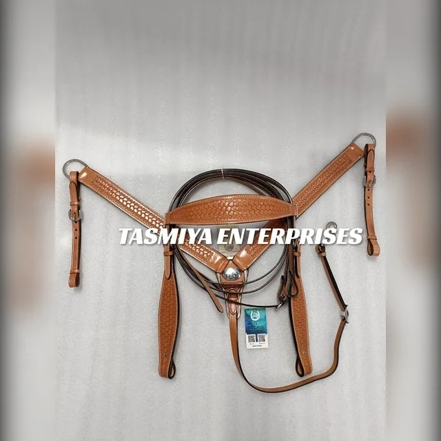 Wholesale Custom Leather Horse Saddle Western Barrel Horse Tack Set
