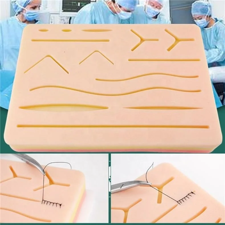 Complete Surgical Suture Practice Kit With Curved Suture Pad Practice ...