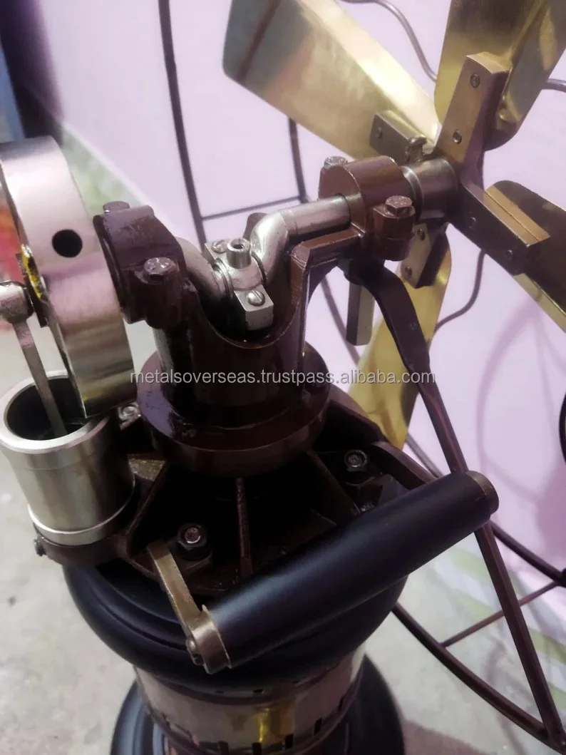 Table Fan, Brass, Metal, MOS-01425 - detail 10