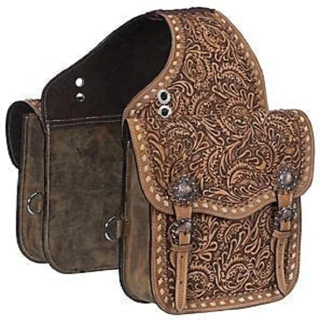 Vintage Leather Saddle Bag Genuine Leather High Premium Quality Hand