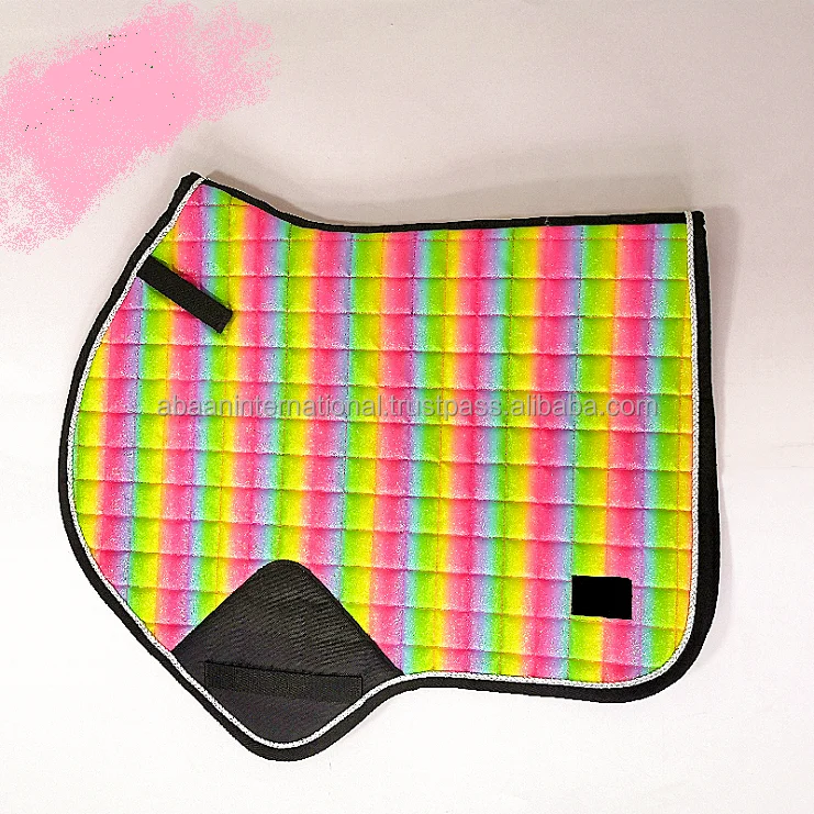 Top Selling Horse Saddle Pad Sparkle With Crystal Horse Saddle Pad