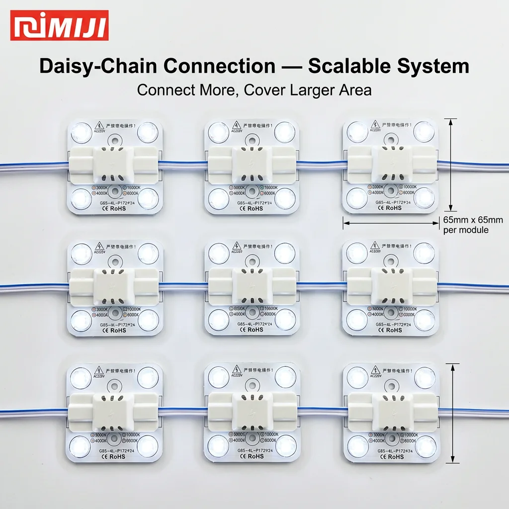 MIJI AC 220V Daisy-Chain Connection