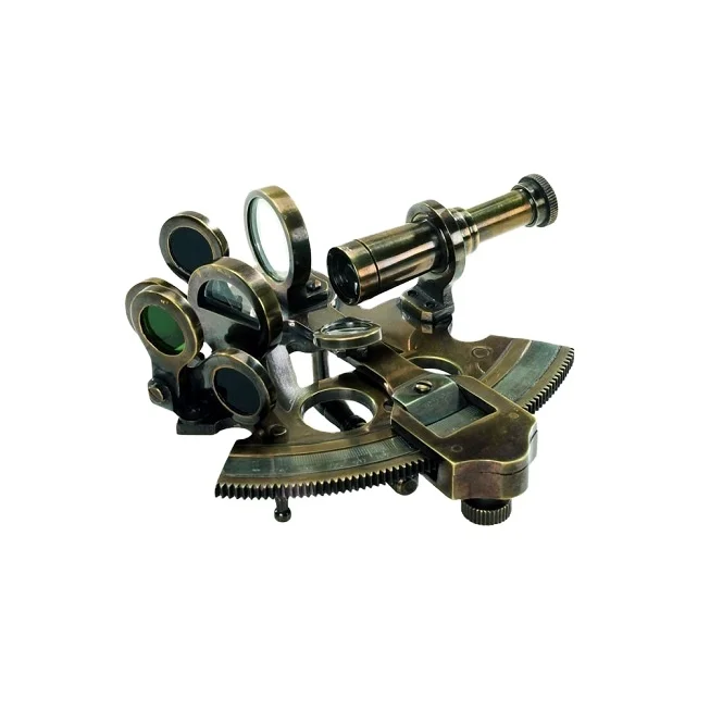 Antique Maritime Nautical Solid Sextant Vintage Brass Navigational