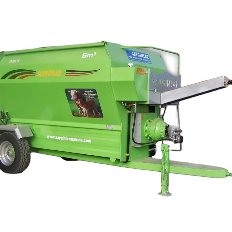 Horizontal Auger Feeder Wagon Diet Mixer From Turkey Optional Digital
