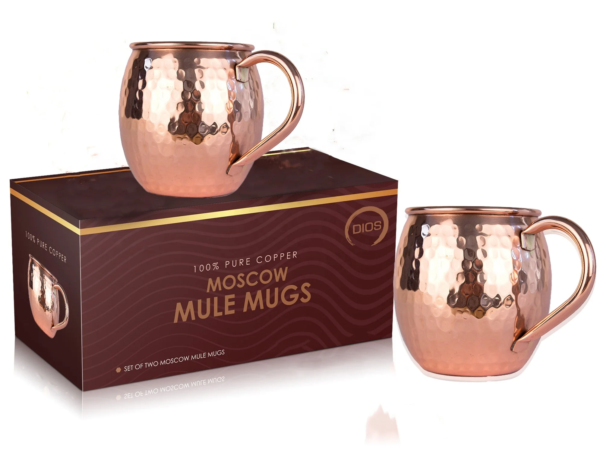 Moscow Mule Copper Mugcapacity (16 Oz) Capacity,With Brass Handles Buy Copper Mug Holder