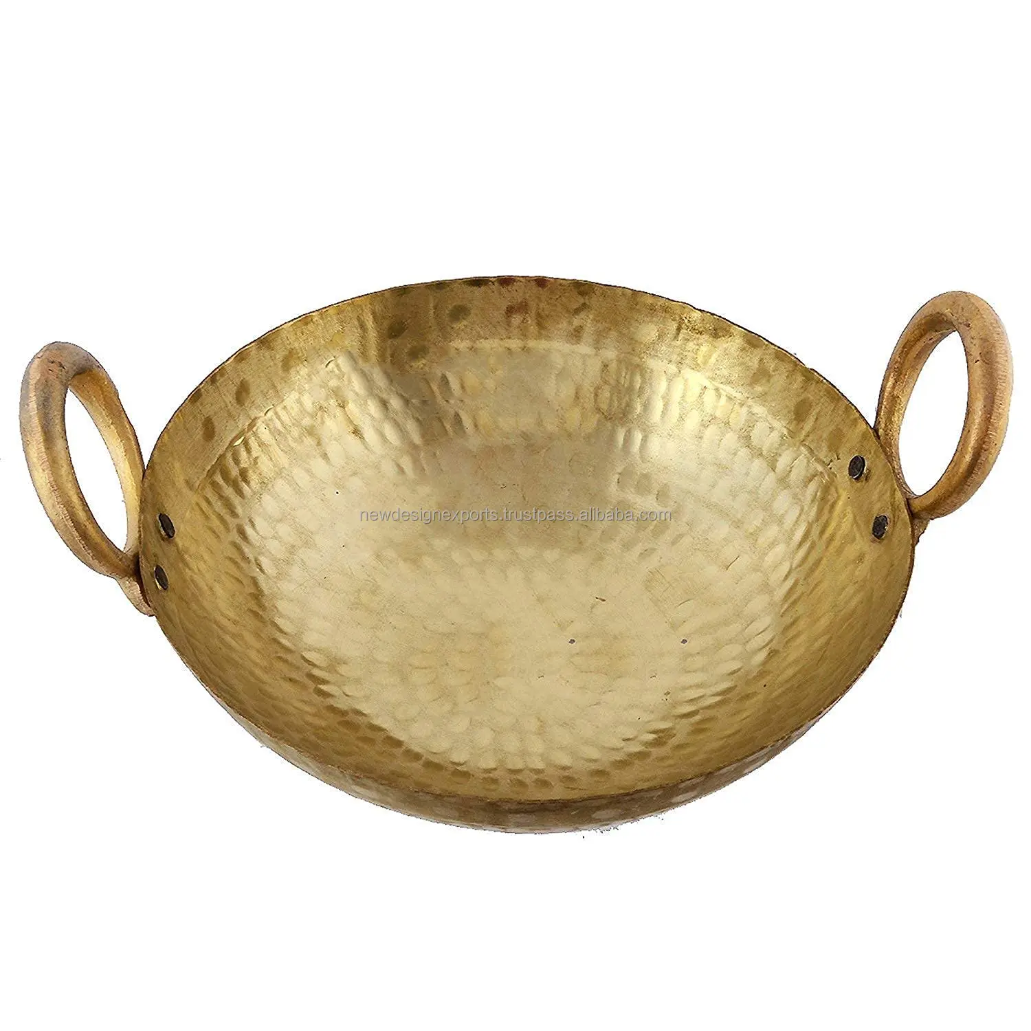 Brass Wok Brass Kadhai Karahi Kadai Cooking Utensils Kitchenware Good For Health Kadhai Buy