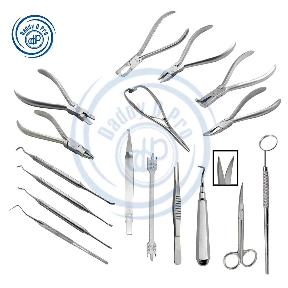 Basic Dental Instruments Kit German Stainless Steel Extracting Forceps