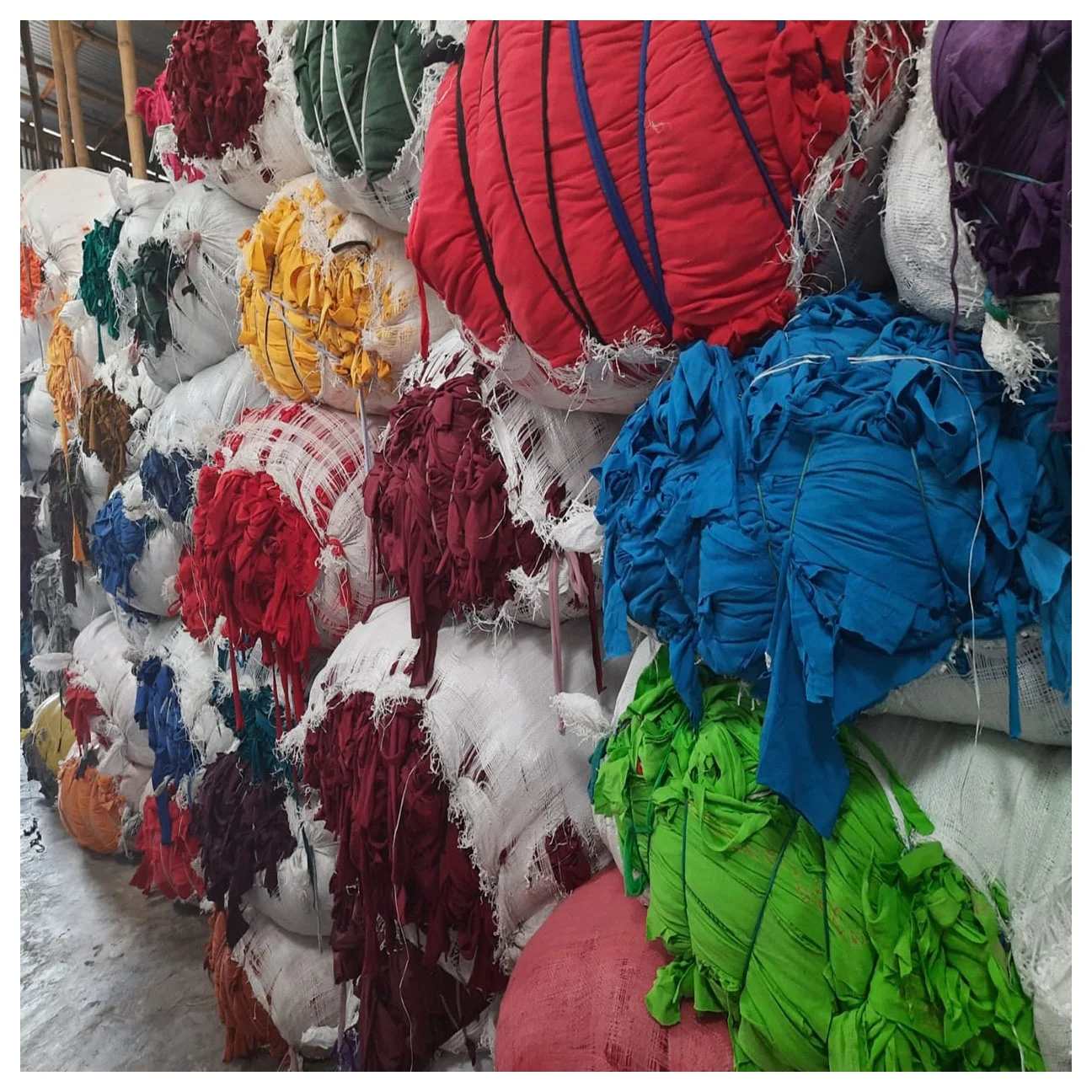 Best Quality Mixed Color Knit Fabric Waste Or Rags 100 Cotton From