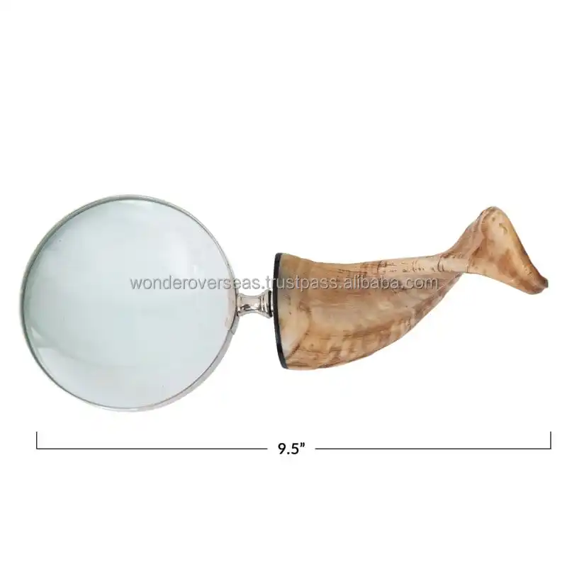 Got Horn Handle Magnifying Glass / Real Horn Magnifying Glass