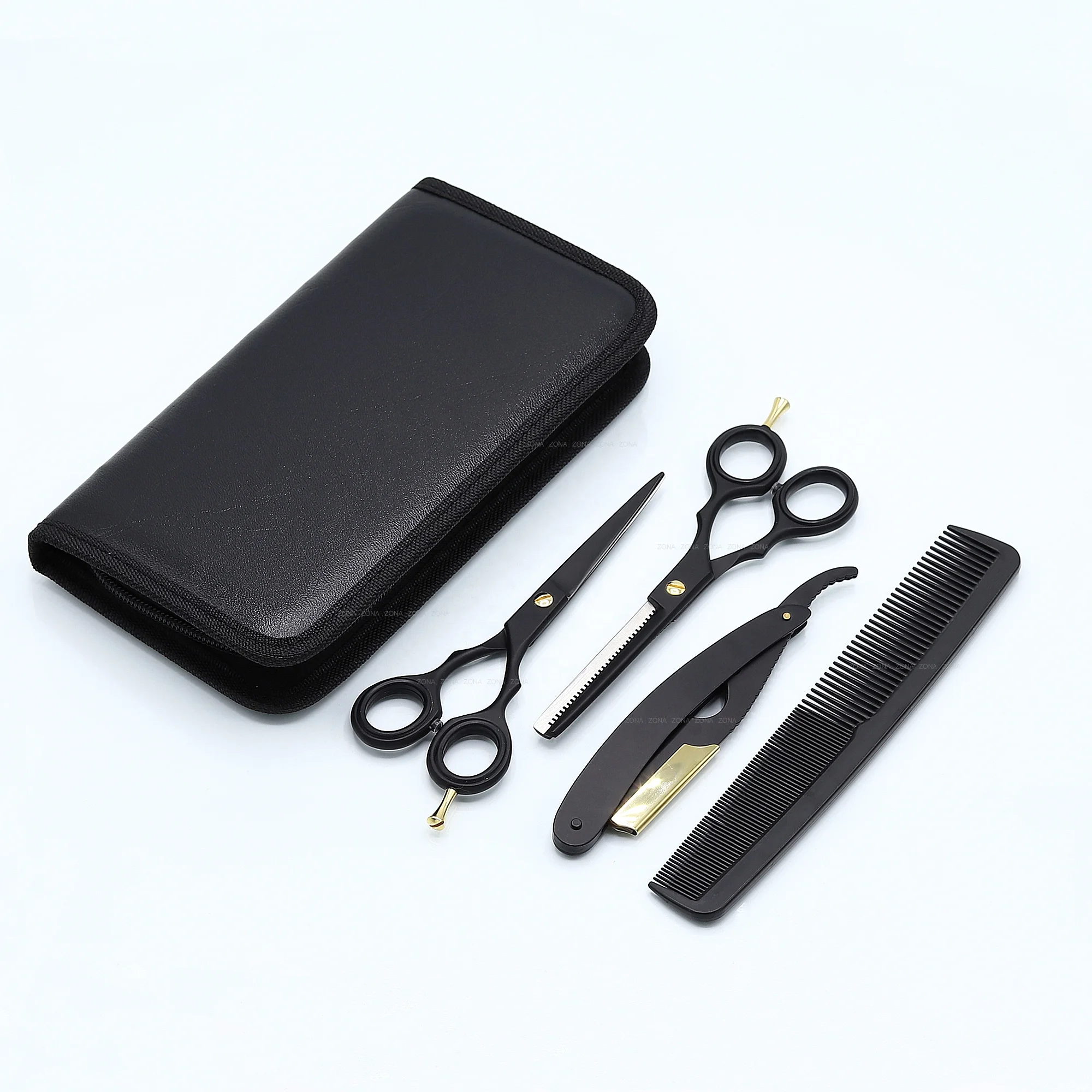 Barber Kit Tools Salon Barber Home Services Bag Equipment Scissor Kit