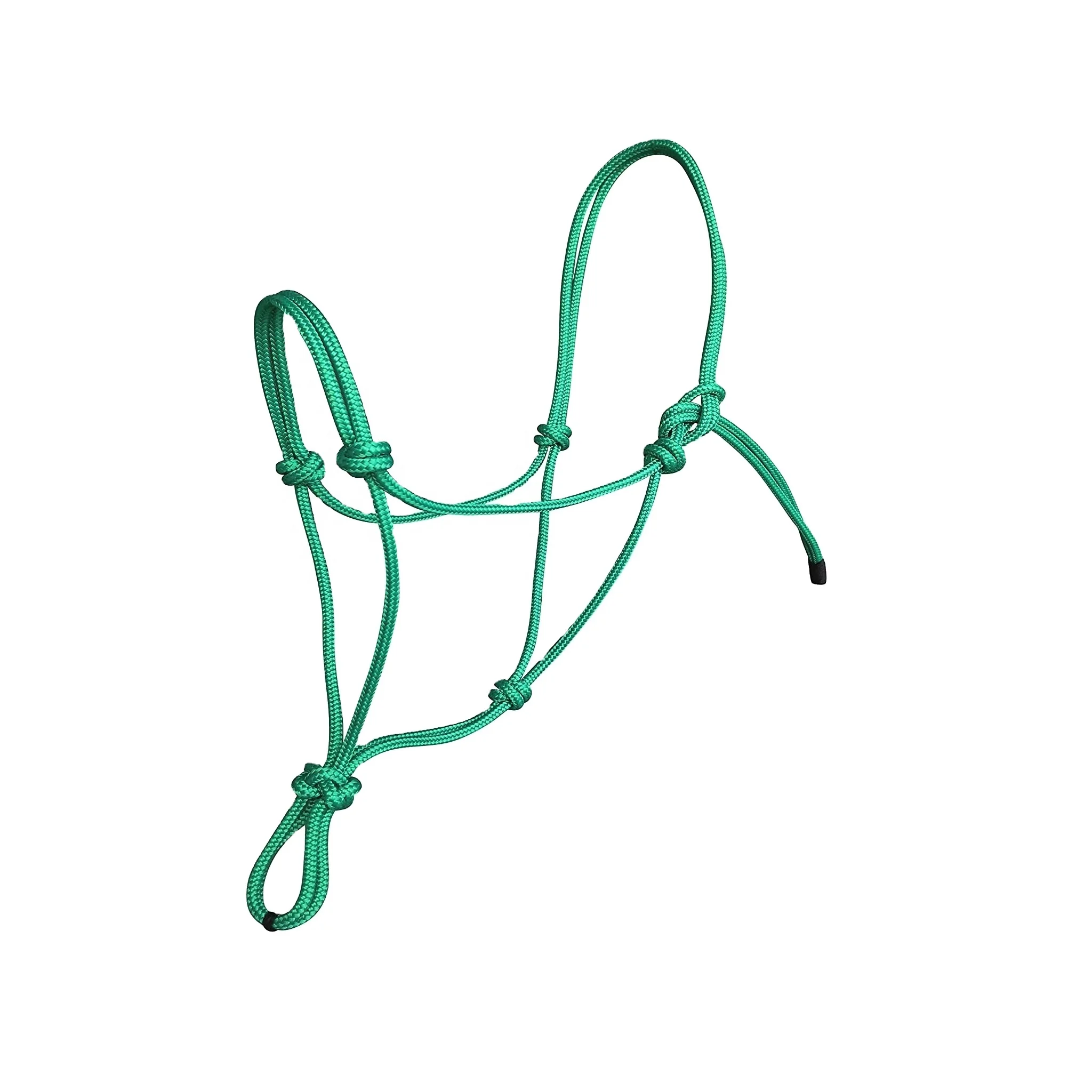 Best Quality Polyester Nylon Horse Lead Rope Halters Assorted Colors