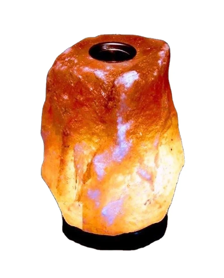 Himalayan Oil Diffuser Salt Lamp,Pink Rock Salt Natural Aroma Oil
