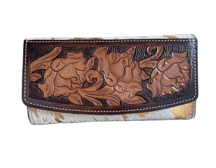 Cowhide Tooled Clutch Bag Western Hand Tooled Clutch For Women Buy