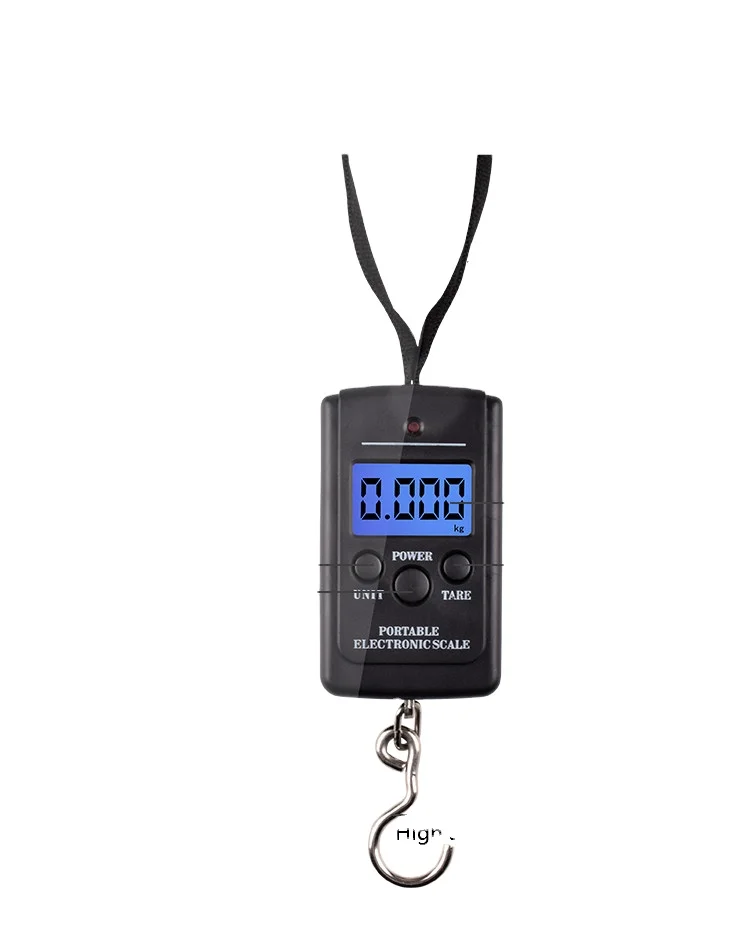 Portable Electronic Hook Scale For Fishing Luggage 40kg_voghion.com