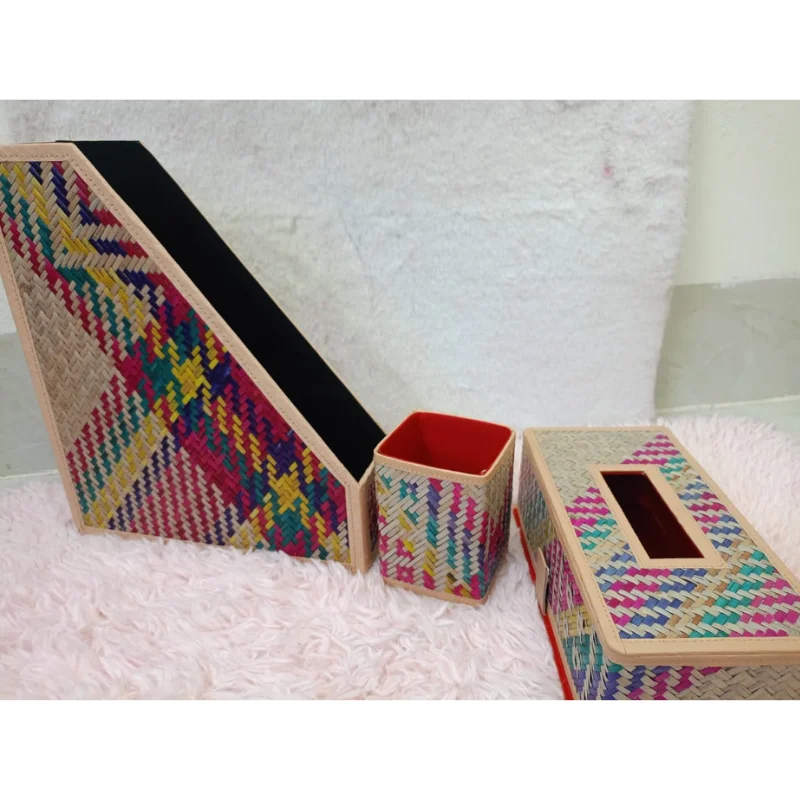 Shetal Pati (Sitol Pati) Box File / Document Organizer Office Home Eco ...
