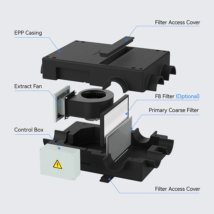 Ventilation Unit, EPP, HVAC - detail 14