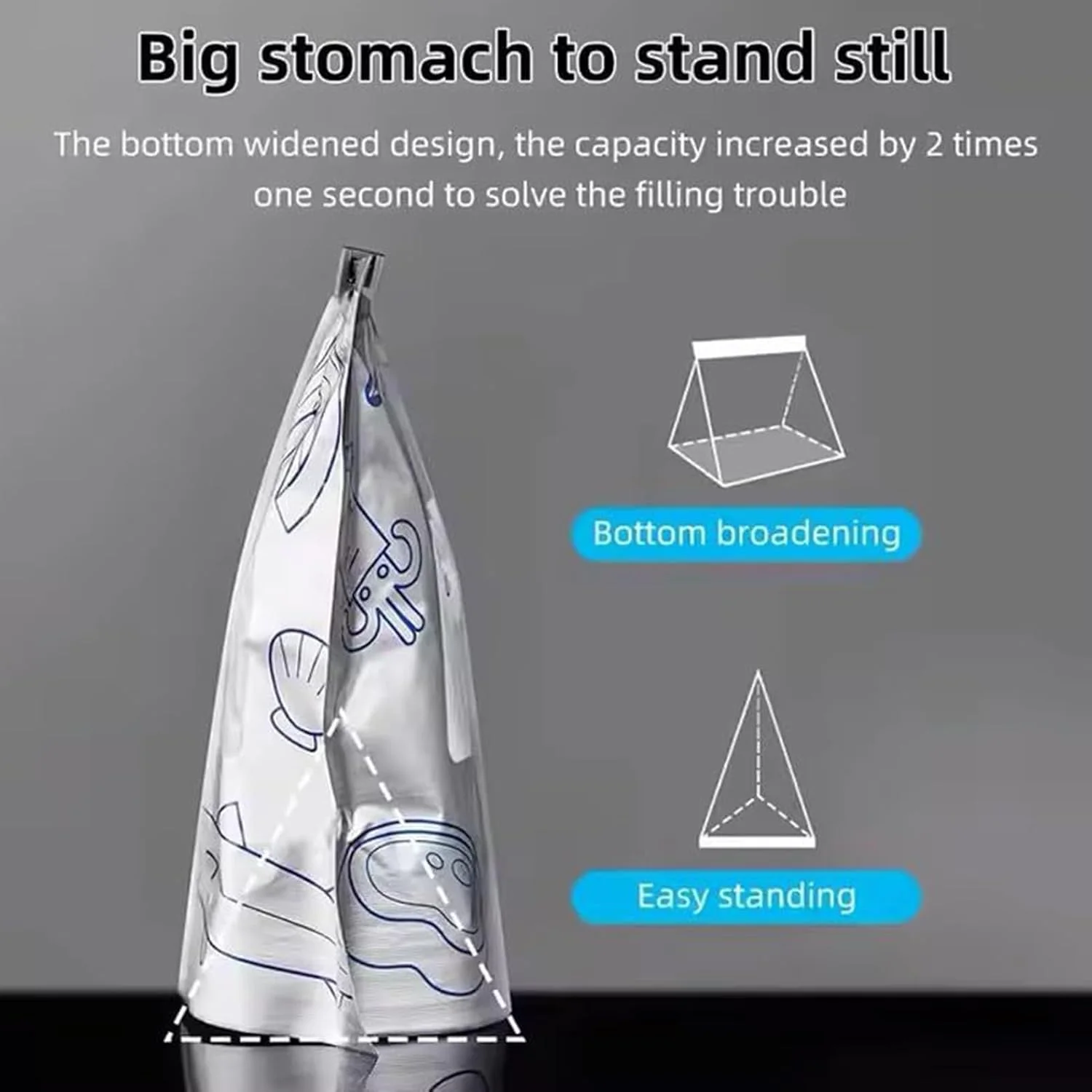 Stand Up Bottom Design
