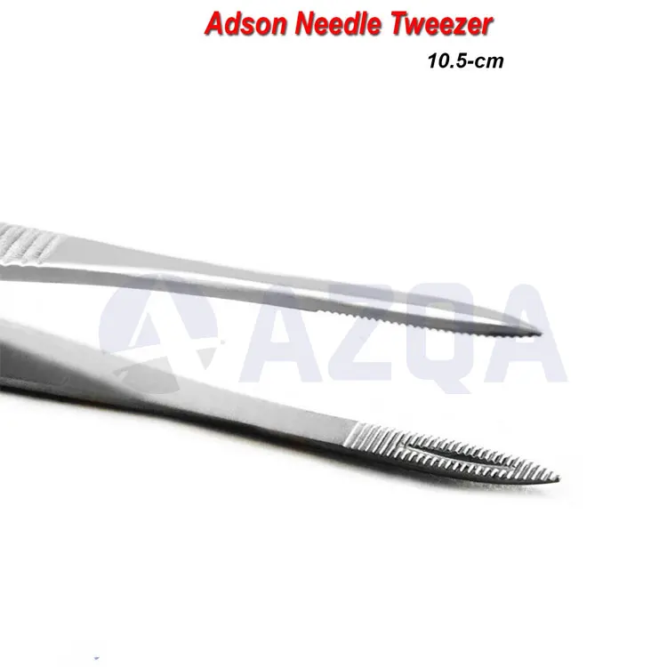 Stainless Steel Manual Micro Surgical Adson Needle Tweezers Dressing ...